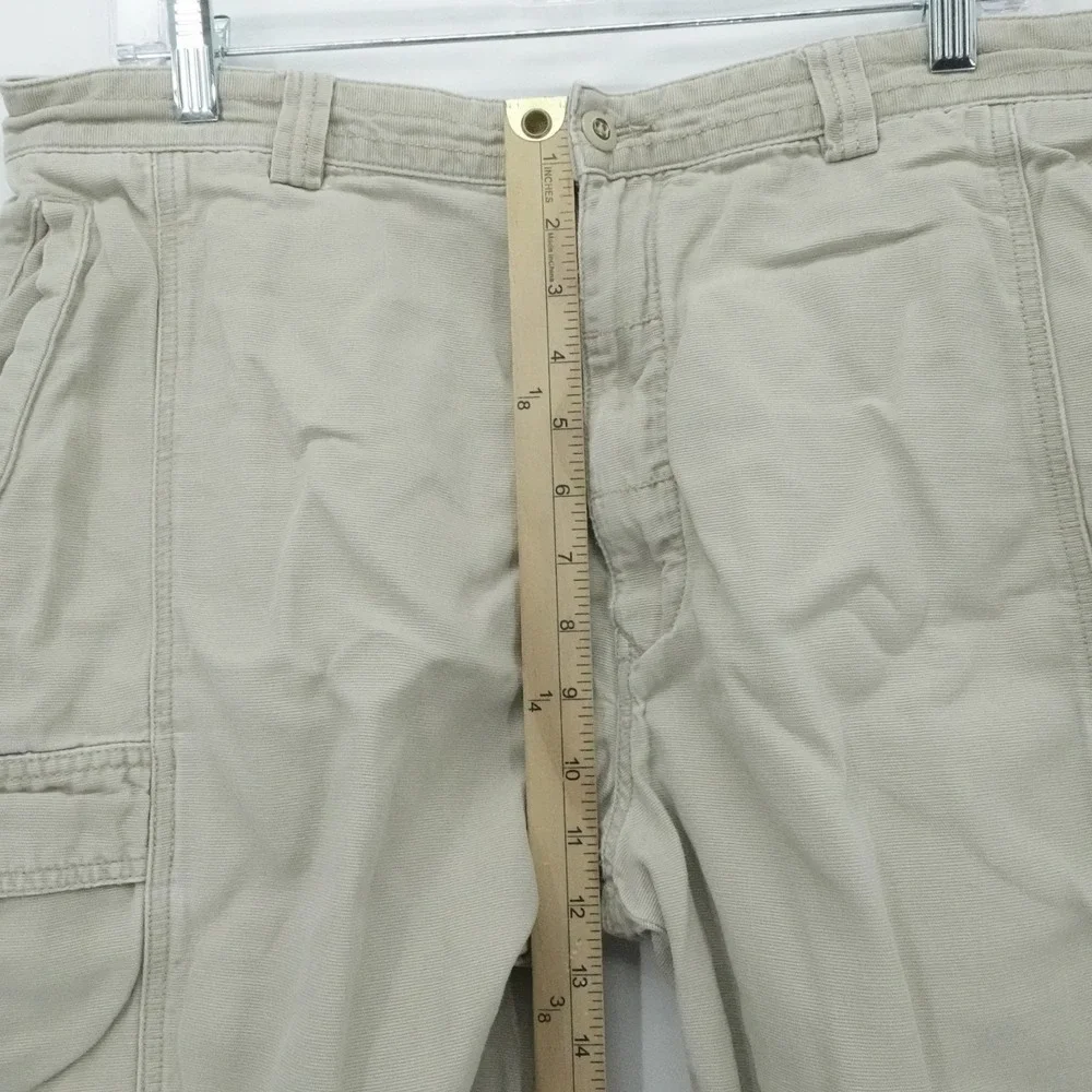 Tommy Bahama Cargo Shorts Mens 38‎ Tan Relax Utility Y2K Summer Casual